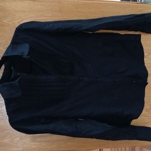 Banana Republic Black Silk Blend Dress Shirt  Size S